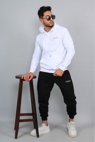 Resim classy moda Eşofman Takımı - 2lü - Alt-üst - Yaka Kapşonlu - Fıyat Tek Kişilik - Kumaş 3 Ipilik 