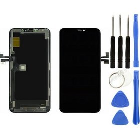 Resim Apple Uyumlu iPhone 11 Pro Max Tft Lcd Dokunmatik Ekran + Tamir Seti 