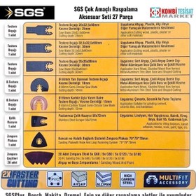 Resim Sgs 1880 Raspalama Seti 27 Parça 