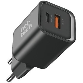 Resim Nettech ANT-HCH07 2 Çıkışlı 33 W Gan PD+QC Şarj Aleti 