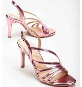 Resim Candy Bantlı El Yapımı Lüx Sandalet Hand Made Rose 