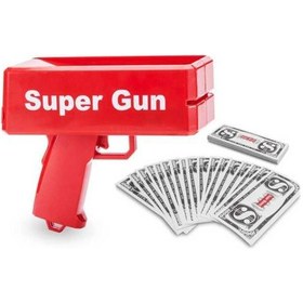 Resim Super Money Gun - Para Dolar Saçma Para Atma Tabancası 
