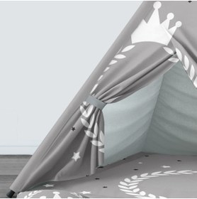 Resim instababyrooms Çocuk Oyun Çadırı Kraliyet / Taç Dijital Baskılı 