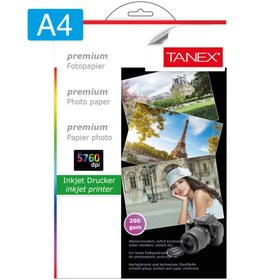 Resim Tanex Fotoğraf Kağıdı A4 200 gr 210 mm x 297 mm 25 Sayfa 