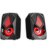 Resim Rampage Rms-g19 2.0 5 Watt Led Işıklı Siyah Multimedia Speaker 