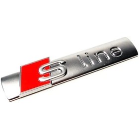 Resim Audi S Line Arka Bagaj Yazısı Krom 