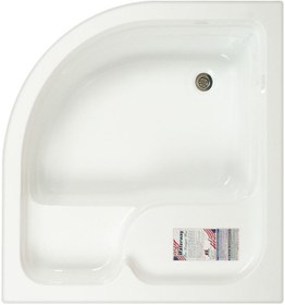 Resim Waterway Arkansas Oturmalı Mini Oval Küvet 100x100 H:43 Gövde+metal Ayak+ön Panel 