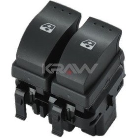 Resim Kraw An-714c Cam Acma Kapama Anahtarı Ikılı Renault Master Iıı Kangoo Iı, Megane Iı 