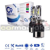 Resim C9 Trio Üç Renk Led Xenon Far Ampulü Deli Mavi Beyaz Gün Işığı 209502006 