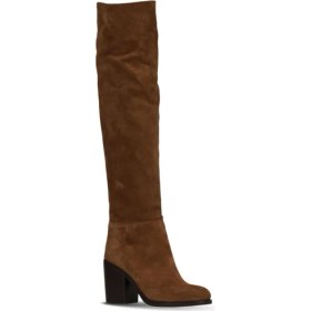 Resim Bueno Shoes Taba Süet Kadın Topuklu Çizme 30WC18722 30WC18722 