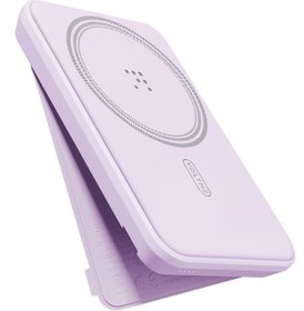 Resim VOLTME Lila Magpak 5000mah Magsafe Kablosuz Powerbank- 22.5w 