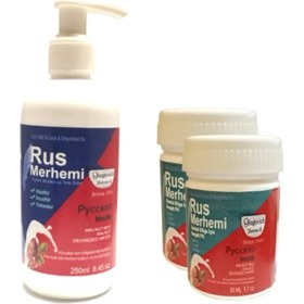 Resim Olegovich Medicine Rus Merhemi Tüy Dökücü Azaltıcı Krem Merhem 250 ml 1 Ad + Rus Merhemi Genital Bö 