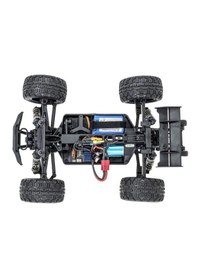 Resim Haiboxing 1/16th scale 4WD Brushless Truck Uzaktan Kumandalı Araba RTR (Mavi) + 1300 mAh 7.4V 2S 30C Lipo Batarya 