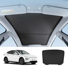 Resim 2025 Tesla Model Y için Manyetik Güneşlik - Arka Cam UV Koruma & Isı Azaltma, Kolay Kurulum Manyetik Klipsler, Dayanıklı Siyah Güneşlik, Konforlu Kabin, Kesintisiz Uyum, Sağlam Yapı, Günlük Kullanım, Şık Araç Aksesuarı, Yüksek Kalite Güneş Bloklayıcı, Otomobil Tutkunları İçin 