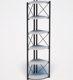 Resim Kitaplık Çiçeklik 6 Raflı Beyaz Diğer 