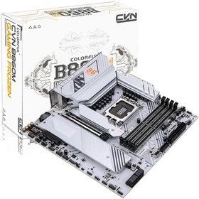 Resim Colorful CVN B860M GAMING FROZEN V20 DDR5 8400MHz mATX Gaming (Oyuncu) Anakart 