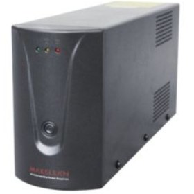 Resim MAKELSAN 850VA Line-İnteractive 1 Adet 12V 9AH Akü 5/12 Dk UPS Siyah Lion Modeli 