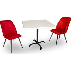 Resim Beymobilya Indigo Werzalit Kare - Nilüfer Fiskos Seti (80X80) 