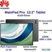 Resim Huawei Matepad Pro 512 GB 13.2" Klavyeli Tablet+Huawei 3. Nesil Kalem + Anker 10KA Power Bank Hediye 