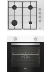 Resim Eco Beko BFM 310 B - Bomd D 6110 EB Beyaz Ankastre Set 