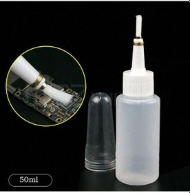 Resim 50Ml Fırça Uçlu Sıvı Saklama Şişesi Yağdanlık 