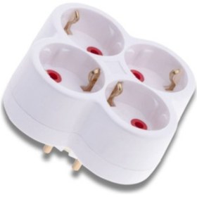 Resim abnturk 4’Lü Topraklı Golyat Fiş Priz 