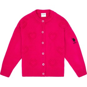 Resim U.s. Polo Assn. Kız Çocuk Fuşya Hırka (Triko) 50316277-VR023 