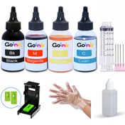 Resim Goink Canon Pixma Mx375 Uyumlu Kartuş Dolum Seti 