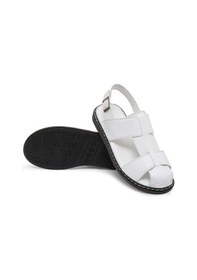 Resim Ducavelli Messina Hakiki Deri Erkek Sandaleti - Hakiki Deri Sandalet - Ortopedik Taban Sandalet - Hafif Deri Sandalet 