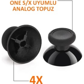 Resim Xbox Series S/x & Xbox One S/x Uyumlu Analog Joystick Başlık - Yedek Parça (4 Adet) 