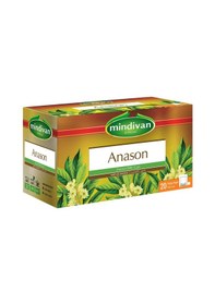 Resim Mindivan Anason Bitki Süzen Poşet Çay 20'li 