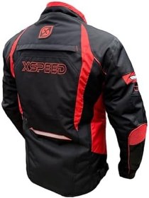 Resim Anger Plus 4 Mevsimlik Korumalı Motosiklet Montu Yeni Sezon Siyah Kırmızı Kırmızı XXL 