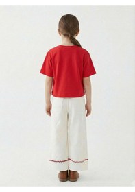 Resim Xo Kids Kız Çocuk 3lü Alt Üst Kombin Takmı 4-13 Yaş Set0479 Krem 