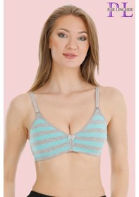 Resim Hamile Emzirme Sütyeni Kapsız Mint - Gri 