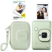 Resim Fujifilm Instax Mini LiPlay Hybrid Fotoğraf Makinesi 20'li Film Çantalı Set Beyaz 