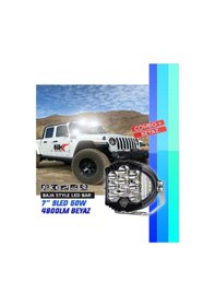 Resim Offroad Projektör Beyaz Led Lamba 7 Inç Baja Stil 1 Adet 