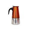 Resim Any Morning FE001-6 Paslanmaz Çelik İndüksiyonlu 0.3 L Bakır Moka Pot Espresso Kahve Makinesi 