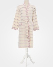 Resim Özdilek Birds Peştamal Kimono Bornoz L/xl Beden 451817 Pembe 