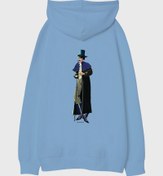 Resim Arsen Lüpen “payını alan melek” Viskili Oversize Unisex Kapüşonlu Sweatshirt 