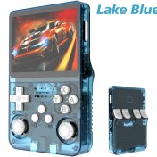 Resim R36S Retro El Oyun Konsolu – 3,5" IPS Ekranlı, 15.000+ Oyun Yüklü, Taşınabilir Cihaz - Mavi 