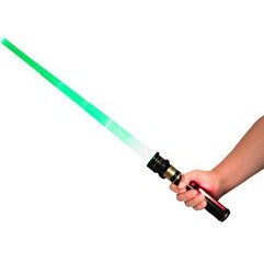 Resim Gezegen Savaşçısı Yeşil Lazer Kılıç 
