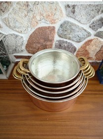 Resim Bakır Tencere 26 Cm Bakır 