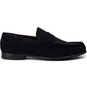 Resim Deery Hakiki Süet Lacivert Erkek Loafer Ayakkabı - 01510mlcvc06 Lacivert 