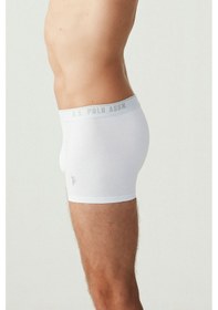 Resim U.S. Polo Assn. Erkek Beyaz 3 Lü Boxer 80097 Beyaz 