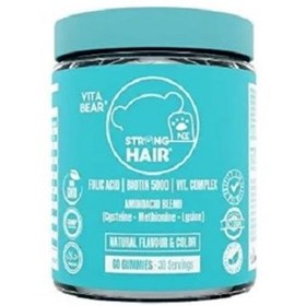 Resim Vita Bear Strong Hair Gummy Vitamin 60'lı 