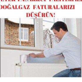 Resim KL HOME - Doğalgaz Faturanı düşür 6 adet 10mm Kalınlık Tasarruf Yalıtım Petek Levhası Radyatör Arkalığı Arkası Levha Ses Isı Yalıtım Malzemesi 