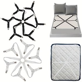 Resim Koşmayı Önleyen Yatak Çarşafı Tam Sabitleyici, Koltuk Örtüsü Özel Klipsi, Köşe Bırakmayan Klip 