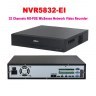 Resim DAHUA NVR5832-EI, 32Kanal, 32Mpix, H265+, 8 HDD Desteği, 1080P Kayıt, 384Mbps Bant Genişliği, 2 Port GigaBit Lan, RAID 0/15/6/10, NVR 