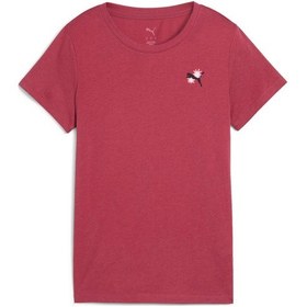 Resim Puma Graphıcs Traın Concept Tee W Bayan T-shırt 52655917 Kirmizi 