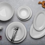 Resim Aryıldız Capella Silver 30 Parça 6 Kişilik Yemek Takımı 